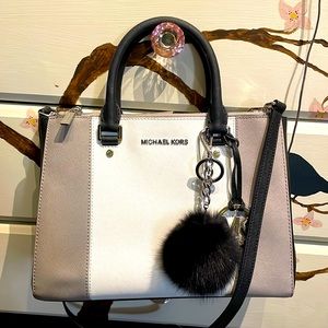 Michael Kors tri-color expandable handbag